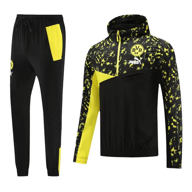 Borussia Dortmund Hoodie Training Kit 2023/24 - Black&Yellow - gojersey