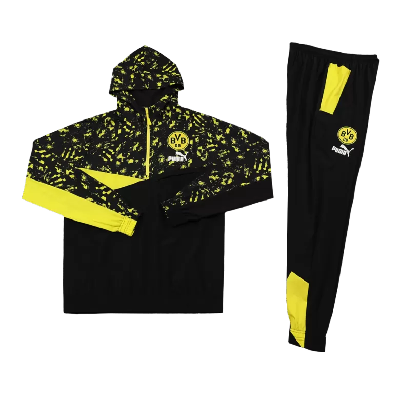 Borussia Dortmund Hoodie Training Kit 2023/24 - Black&Yellow - gojersey