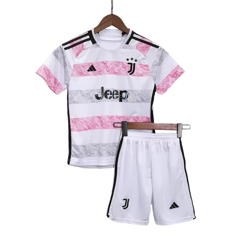 Juventus Away Jersey Kit 2023/24 Kids(Jersey+Shorts) - gojersey