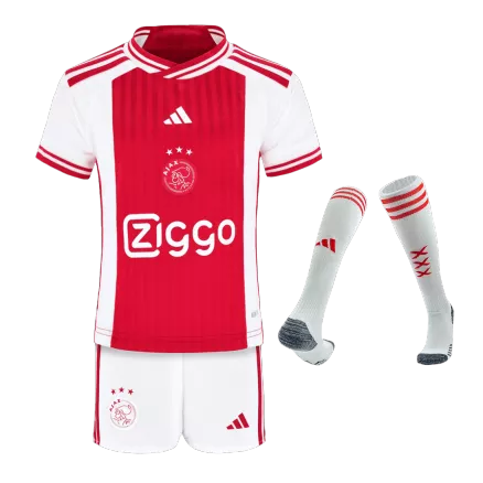 Ajax Home Jersey Kit 2023/24 Kids(Jersey+Shorts+Socks) - gojerseys