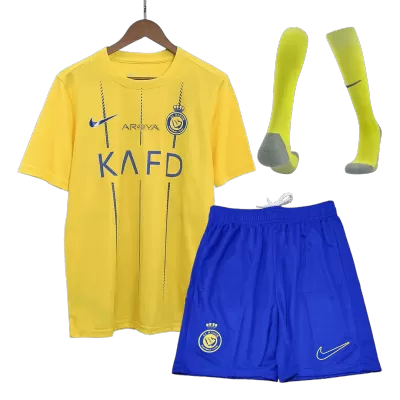 Al Nassr Home Jersey Kit 2023/24 (Jersey+Shorts+Socks) - gogoalshop