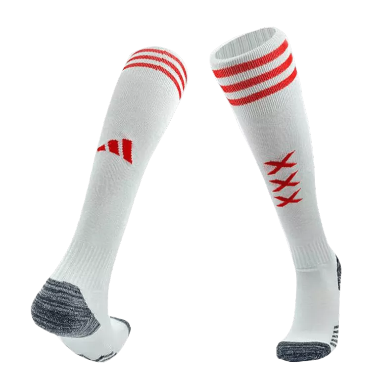 Ajax Home Soccer Socks 2023/24 - gojersey