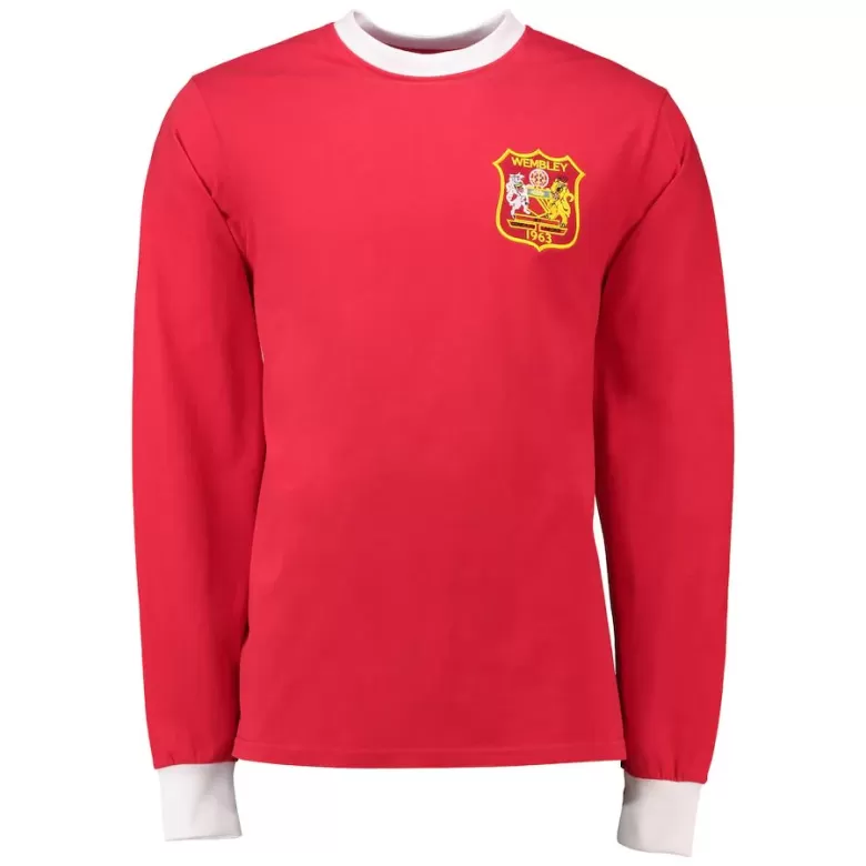 Manchester United Jersey Retro 1963 Long Sleeve  - FA Cup Final - gojersey