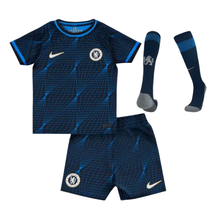 Chelsea Away Jersey Kit 2023/24 Kids(Jersey+Shorts+Socks) - gojerseys