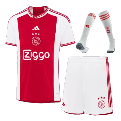 Ajax Home Jersey Kit 2023/24 (Jersey+Shorts+Socks) - gojersey
