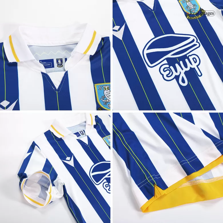 Sheffield Wednesday Home Jersey Kit 2023/24 Kids(Jersey+Shorts) - gojersey