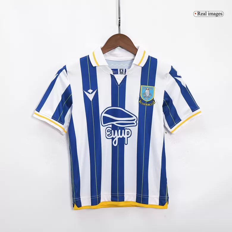 Sheffield Wednesday Home Jersey Kit 2023/24 Kids(Jersey+Shorts) - gojersey