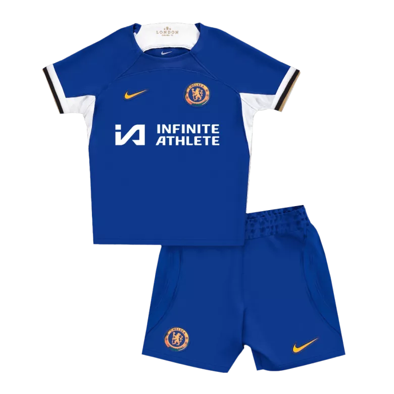Chelsea Home Jersey Kit 2023/24 Kids(Jersey+Shorts+Socks) - gojersey