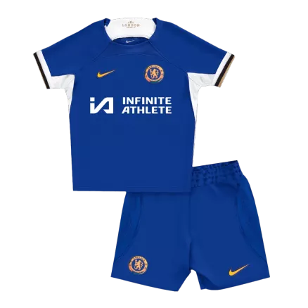 Chelsea Home Jersey Kit 2023/24 Kids(Jersey+Shorts) - gojersey