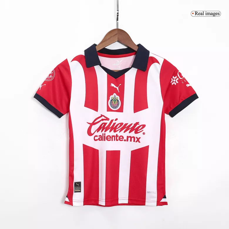 Chivas Home Jersey Kit 2023/24 Kids(Jersey+Shorts) - gojersey