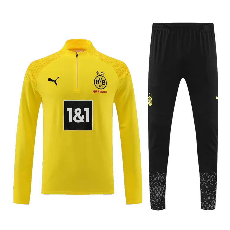 Borussia Dortmund Sweatshirt Kit 2023/24 - Yellow (Top+Pants) - gojersey