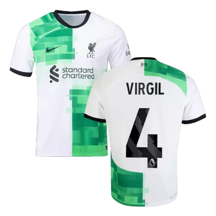 Liverpool VIRGIL #4 Away Jersey Authentic 2023/24 - gojersey
