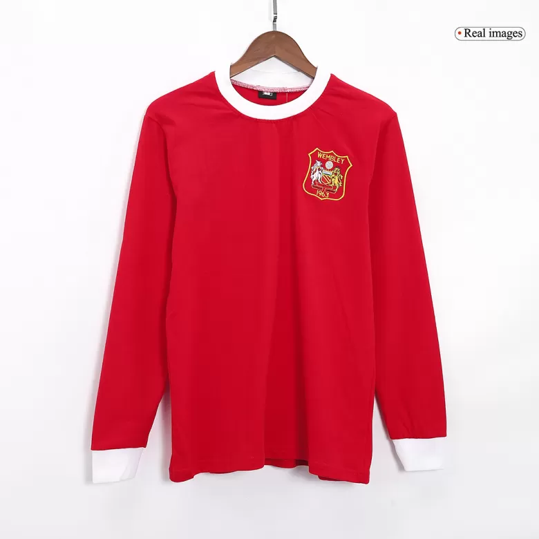 Manchester United Jersey Retro 1963 Long Sleeve  - FA Cup Final - gojersey