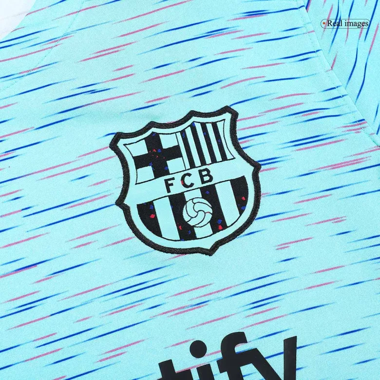 Barcelona Third Away Jersey Kit 2023/24 Kids(Jersey+Shorts+Socks) - gojersey
