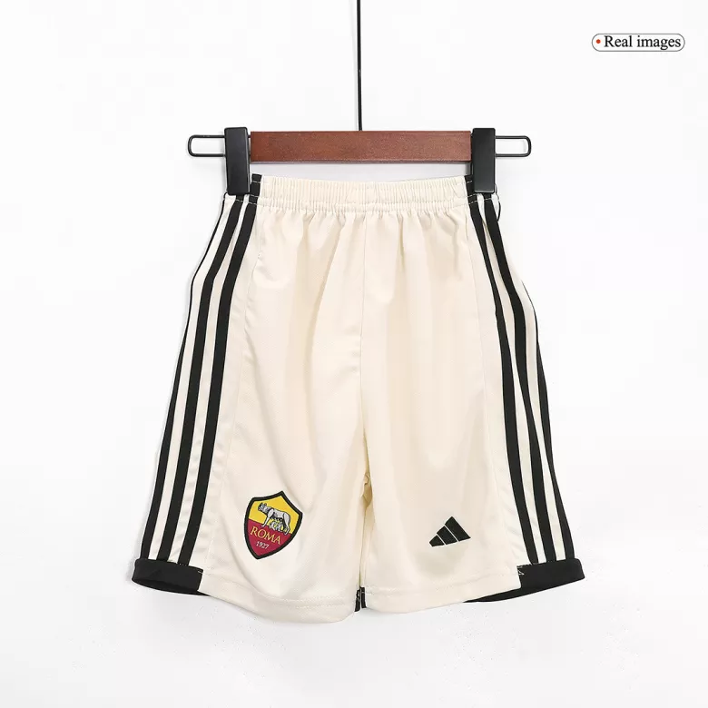 Roma Away Jersey Kit 2023/24 Kids(Jersey+Shorts) - gojersey