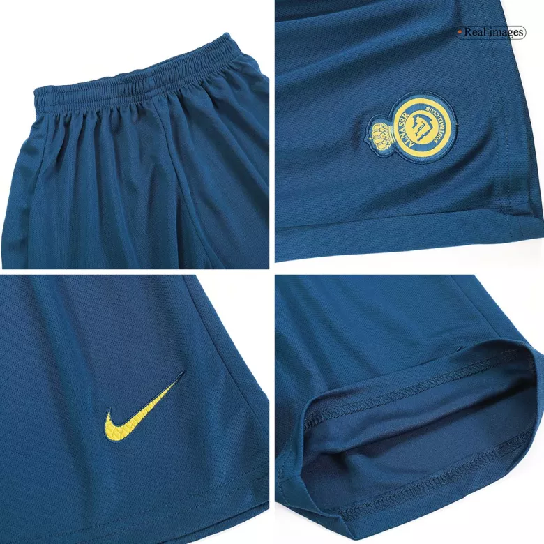 Al Nassr Away Jersey Kit 2023/24 Kids(Jersey+Shorts) - gojersey