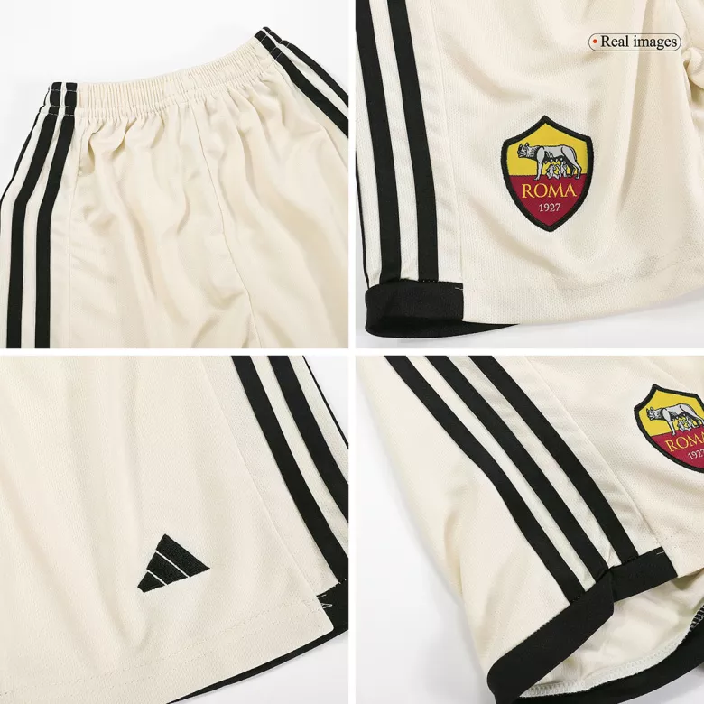 Roma Away Jersey Kit 2023/24 Kids(Jersey+Shorts) - gojersey