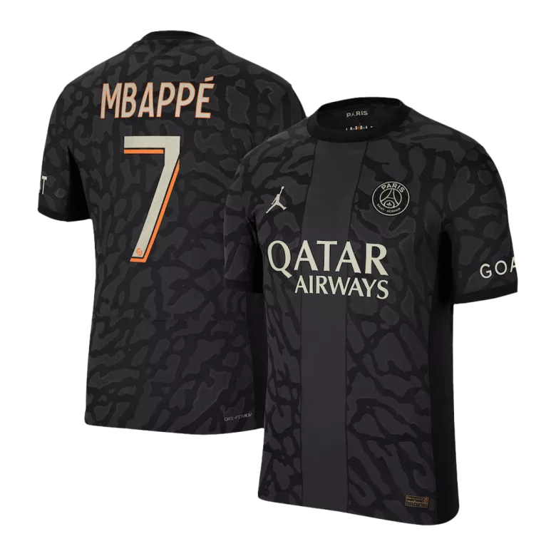 PSG MBAPPÉ #7 Third Away Jersey Authentic 2023/24 - gojersey