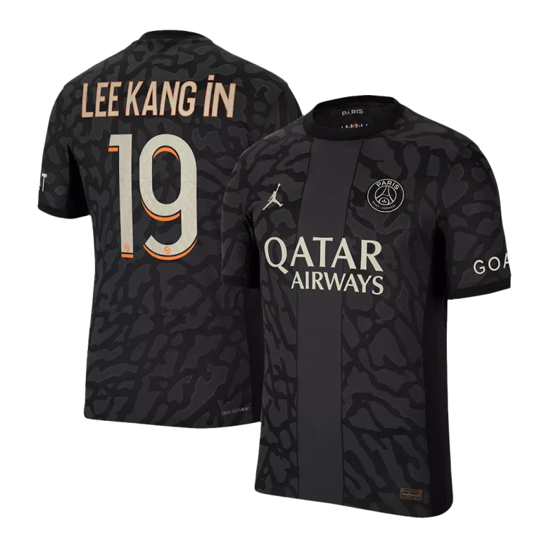 PSG LEE KANG iN #19 Third Away Jersey Authentic 2023/24 - gojersey