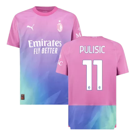 AC Milan PULISIC #11 Third Away Jersey Authentic 2023/24 - gojersey