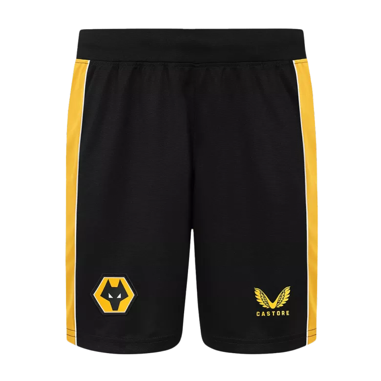 Wolverhampton Wanderers Home Soccer Shorts 2023/24 - gojersey
