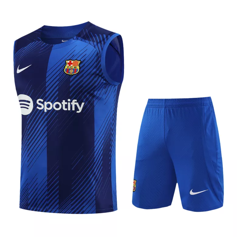 Barcelona Sleeveless Training Jersey Kit 2023/24 - gojersey