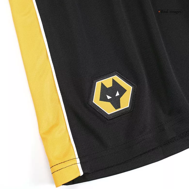 Wolverhampton Wanderers Home Soccer Shorts 2023/24 - gojersey