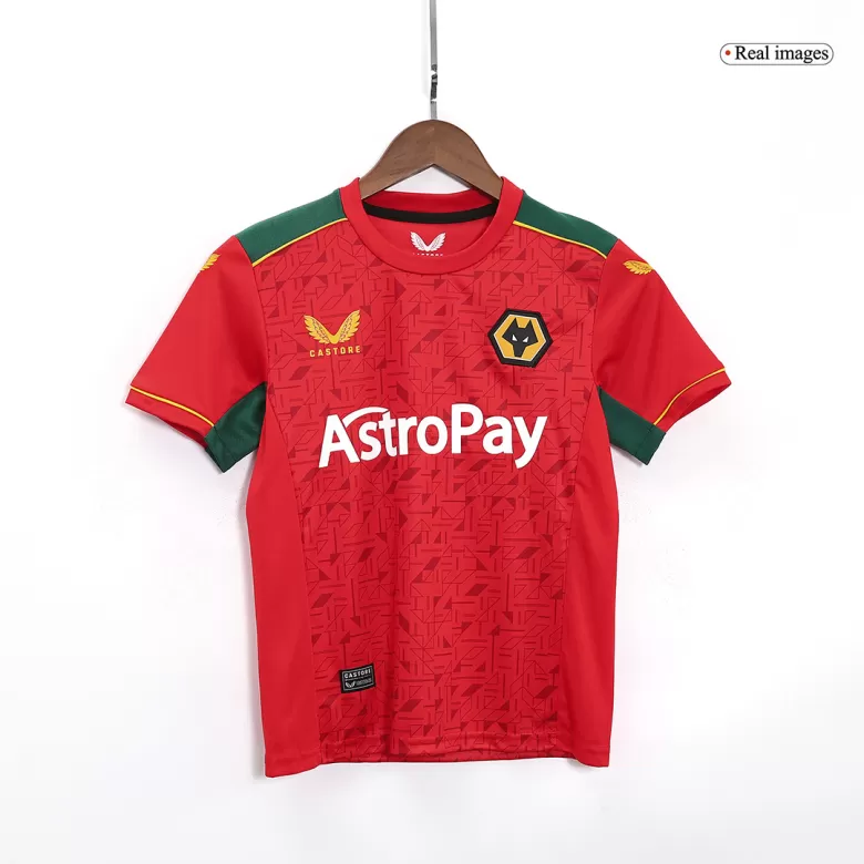 Wolverhampton Wanderers Away Jersey Kit 2023/24 Kids(Jersey+Shorts) - gojersey