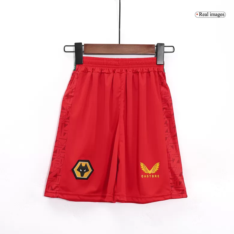 Wolverhampton Wanderers Away Jersey Kit 2023/24 Kids(Jersey+Shorts) - gojersey