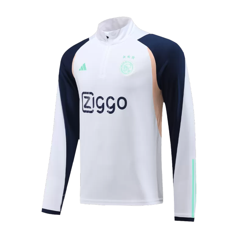 Ajax Sweatshirt Kit 2023/24 - White (Top+Pants) - gojersey