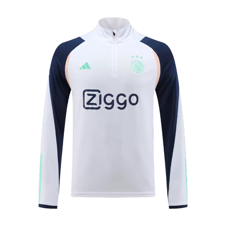 Ajax Sweatshirt Kit 2023/24 - White (Top+Pants) - gojersey