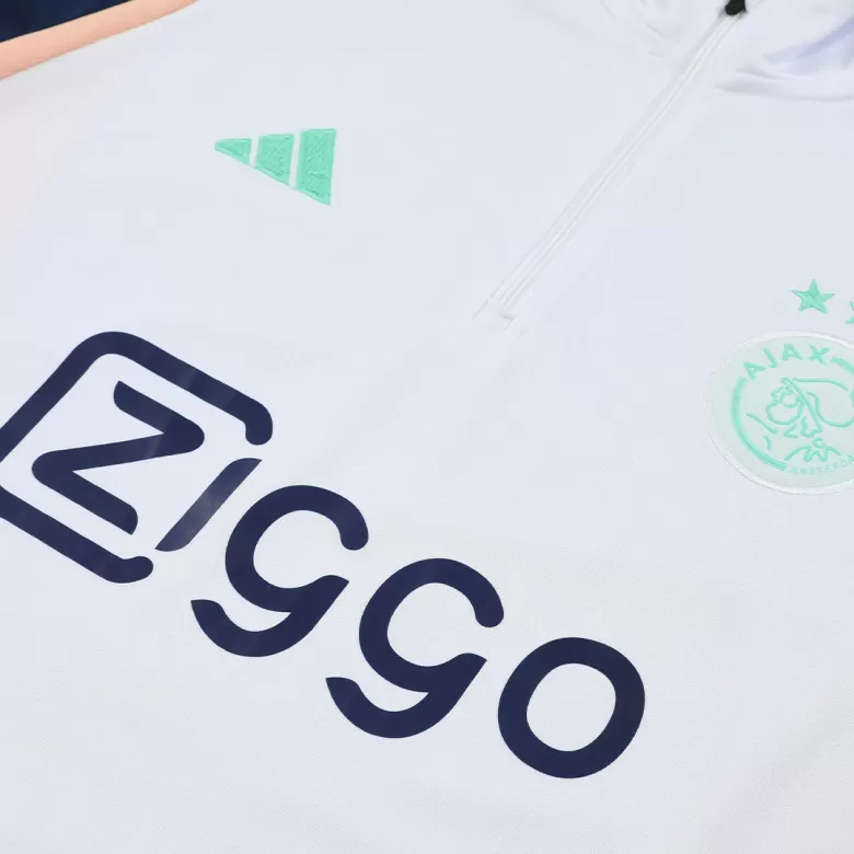 Ajax Sweatshirt Kit 2023/24 - White (Top+Pants) - gojersey