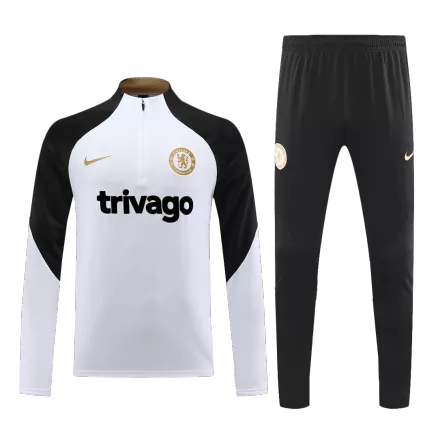 Chelsea Sweatshirt Kit 2023/24 - White (Top+Pants) - gojersey