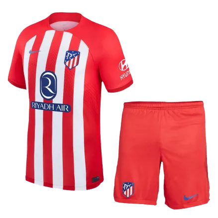 Atletico Madrid Home Jersey Kit 2023/24 (Jersey+Shorts) - gojersey