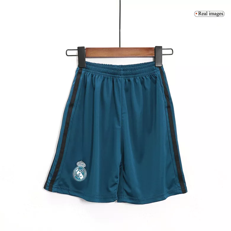 Real Madrid Third Away Jersey Kit 2017/18 Kids(Jersey+Shorts) - gojersey