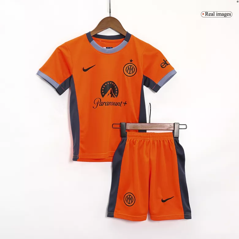 Inter Milan Third Away Jersey Kit 2023/24 Kids(Jersey+Shorts) - gojersey