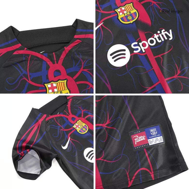Barcelona Jersey Kit 2023/24 Kids(Jersey+Shorts) - gojersey