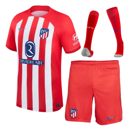 Atletico Madrid Home Jersey Kit 2023/24 (Jersey+Shorts+Socks) - gojersey
