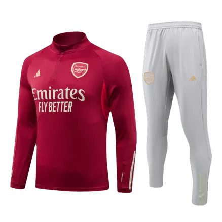 Arsenal Sweatshirt Kit 2023/24 - Red (Top+Pants) - gojersey