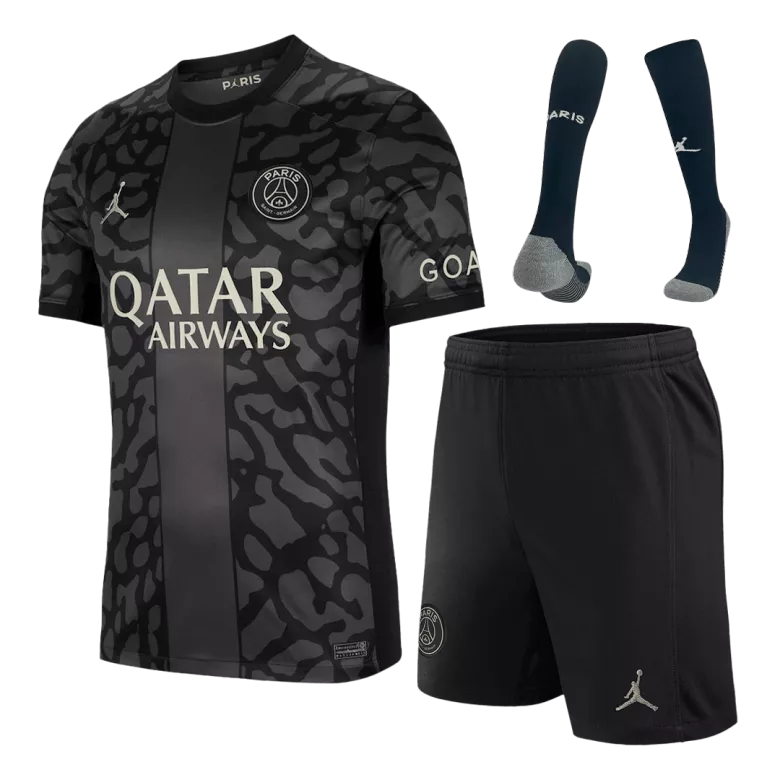 PSG Third Away Jersey Kit 2023/24 (Jersey+Shorts+Socks) - gojersey