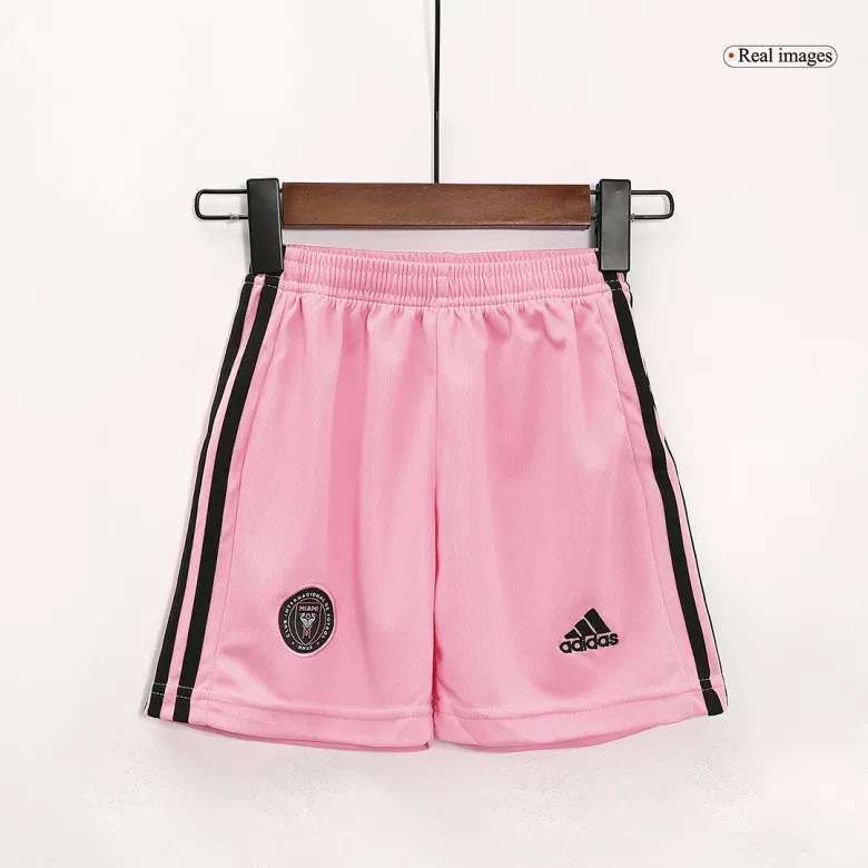 Inter Miami CF Long Sleeve Home Jersey Kit 2023/24 Kids(Jersey+Shorts) - gojersey
