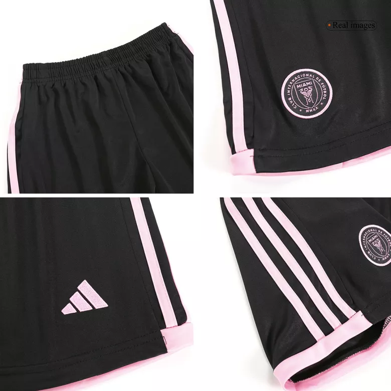 Inter Miami CF Long Sleeve Away Jersey Kit 2023/24 Kids(Jersey+Shorts) - gojersey
