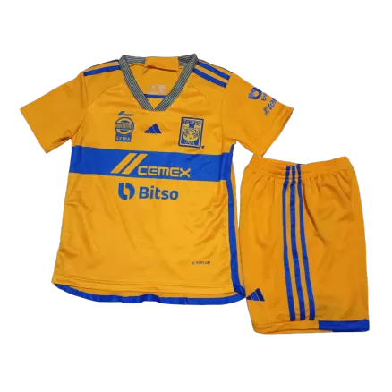 Tigres UANL Home Jersey Kit 2023/24 Kids(Jersey+Shorts) - gojersey