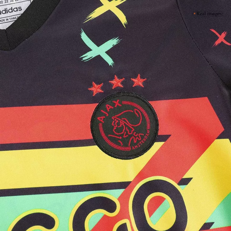 Ajax  x Bob Marley Soccer Jersey Kit 2023/24 Kids(Jersey+Shorts) - gojersey