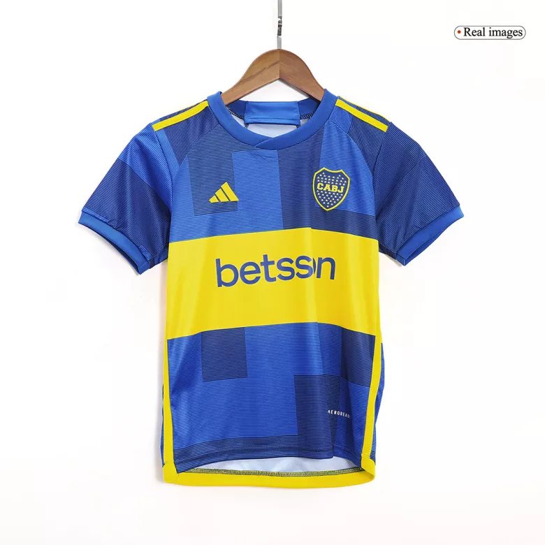 Boca Juniors Home Jersey Kit 2023/24 Kids(Jersey+Shorts) - gojersey