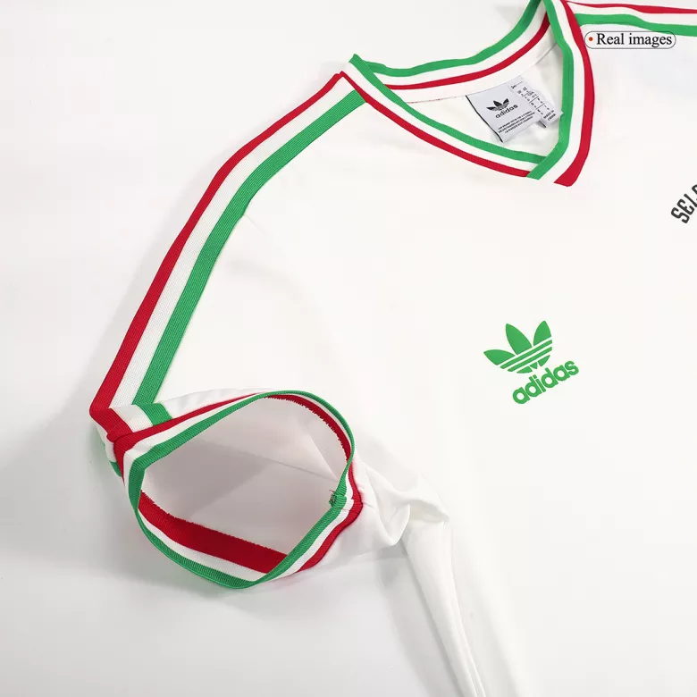 Mexico Remake Soccer Jersey 1985 White - gojersey