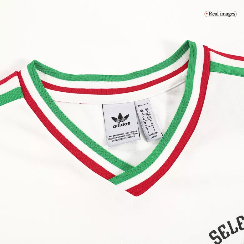 Mexico Remake Soccer Jersey 1985 White - gojersey