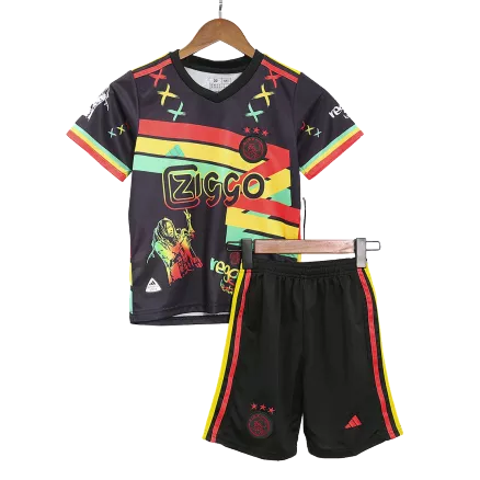 Ajax  x Bob Marley Soccer Jersey Kit 2023/24 Kids(Jersey+Shorts) - gojersey