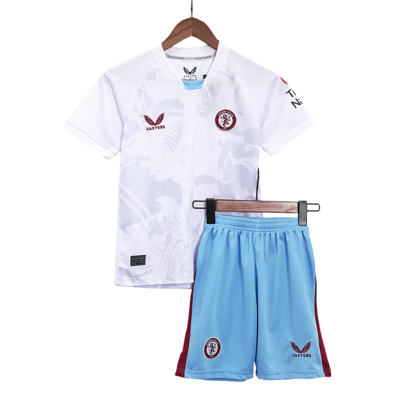 Aston Villa Away Jersey Kit 2023/24 Kids(Jersey+Shorts) - gojersey