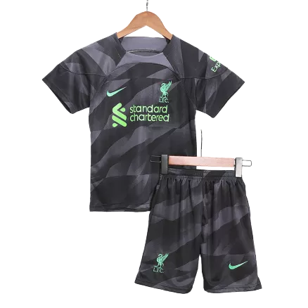 Liverpool Goalkeeper Jersey Kit 2023/24 Kids(Jersey+Shorts) - gojersey